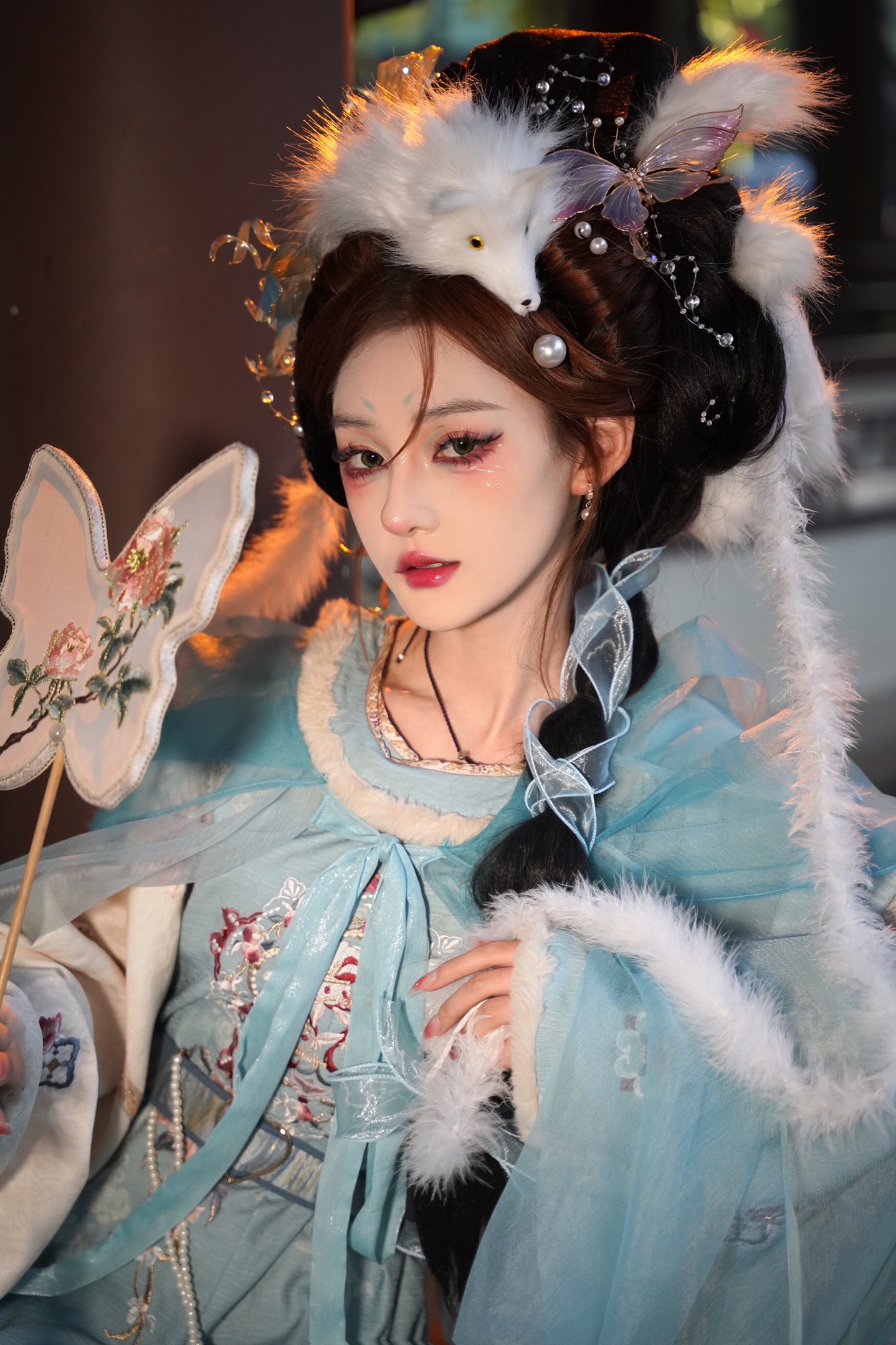 西安汉服妆造 #国风合伙人 #这是谁家的汉服小仙女啊 #甜妹妆造