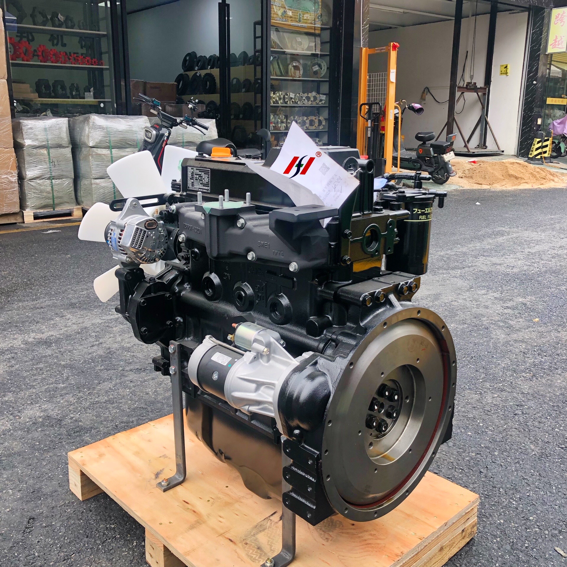 洋马4tnv94l-bvwdc发动机总成#发动机总成 #洋马#挖掘机配件专卖