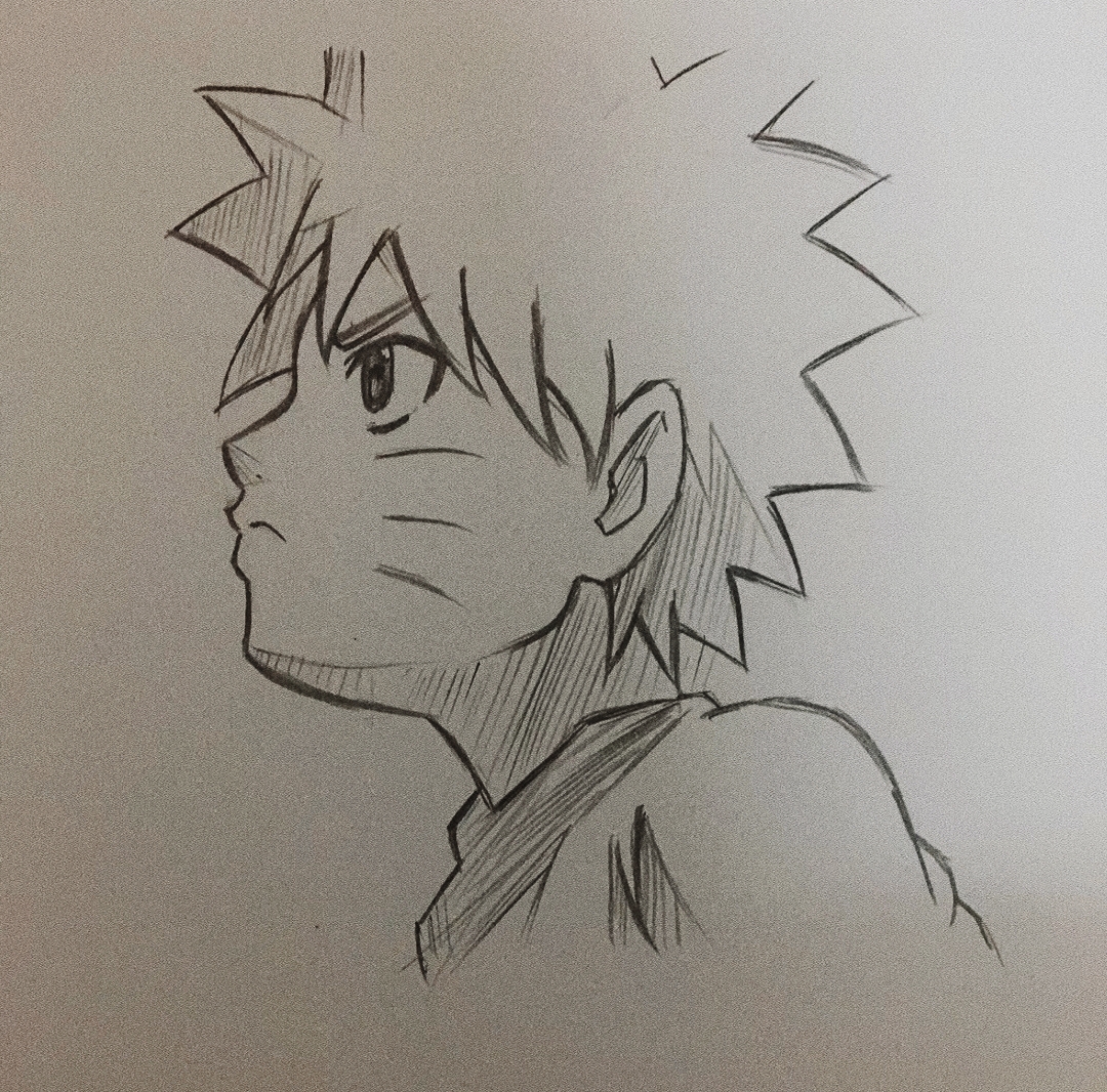 快@你的好朋友来画吧#手绘 #鸣人 #火影忍者 #漩涡鸣人 #简笔画