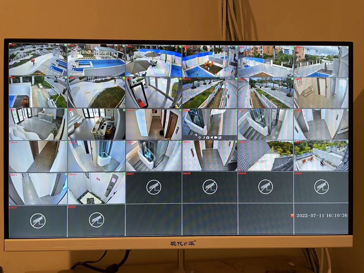 北海文诚电脑监控:北海酒店民宿高清监控安防摄像头安装调试