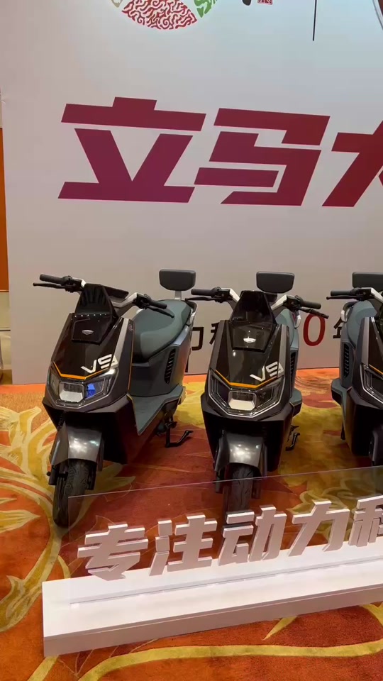 立马电动车沭阳人民中心:#沭阳#立马电动车,南京大型营销会展,立马v9