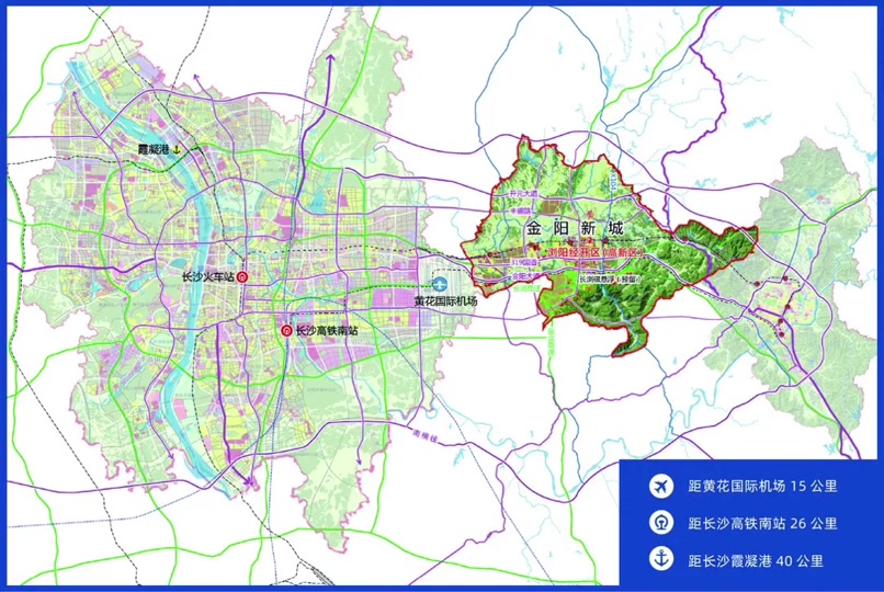 浏阳经开区最新项目规划图