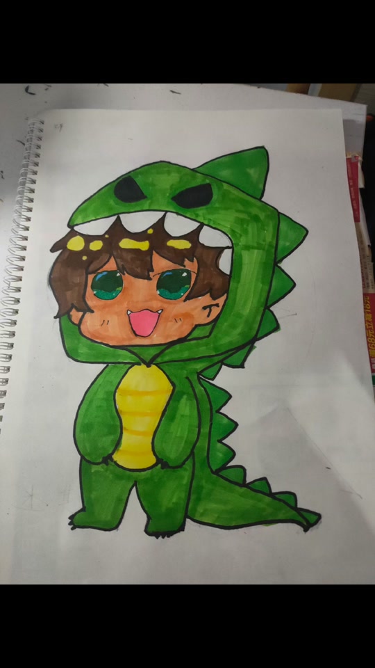 迷你世界迷斯拉像素画