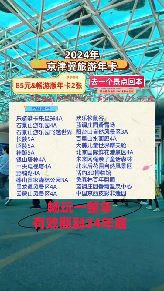京津冀畅游卡和北京公园游览年票区别 - 抖音