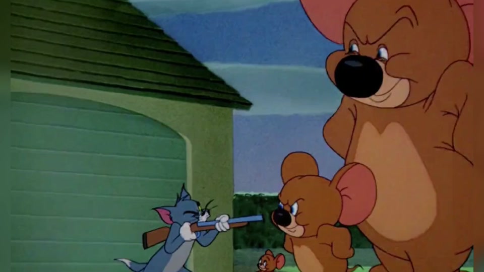 杰瑞把大象换装成大老鼠