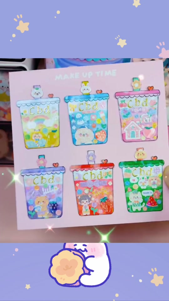 贴纸美食系列_可爱的美食贴纸大全_怼怼爱手工美食贴纸 - 抖音
