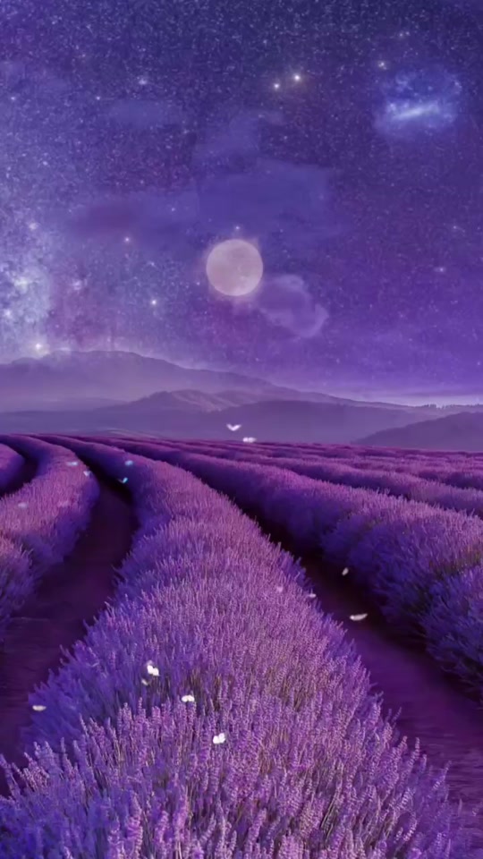 仙气壁纸星空梦幻紫色_仙气壁纸少女心星空_古风意境仙气壁纸 - 抖音