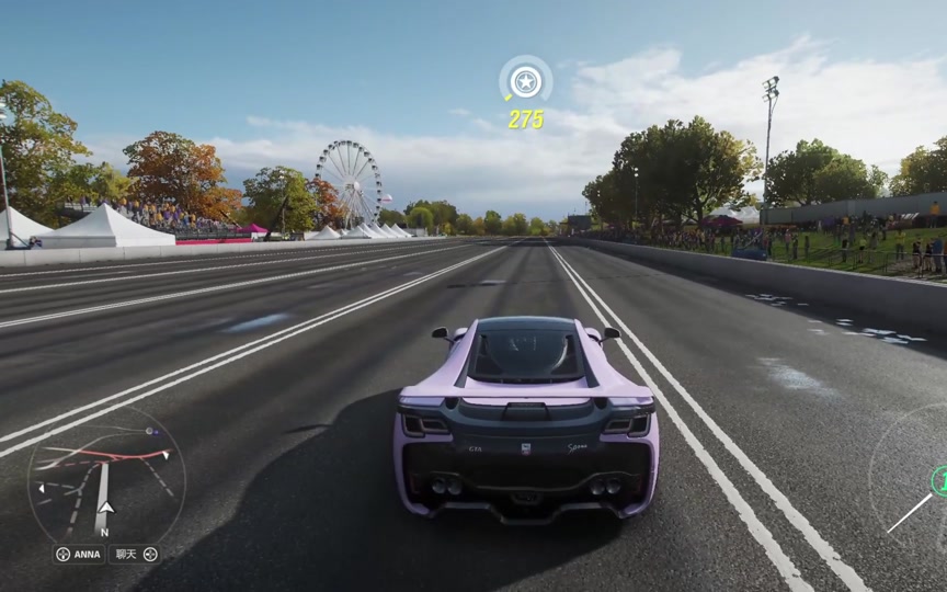 来看看嘉年华夜晚时间的摩天轮吧#地平线4 #地平线风景