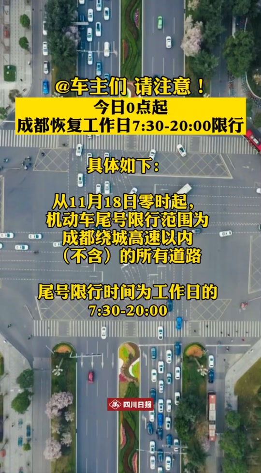 几点结束_2023年成都限号几点到几点结束呢_成都2021年限号几点到几点