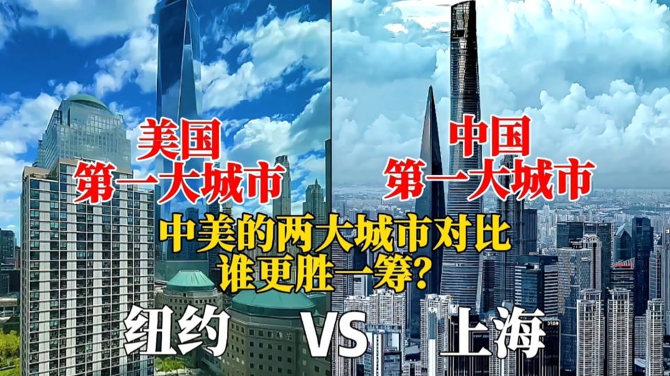 2024美国城市和中国城市对比 - 抖音
