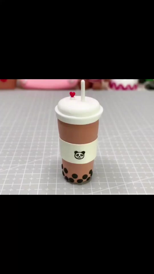 橡皮泥怎么做珍珠奶茶