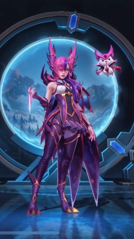 鲨鱼剁椒yyds:lol英雄联盟星之守护者霞ai绘制cos#lol英雄联盟 #霞