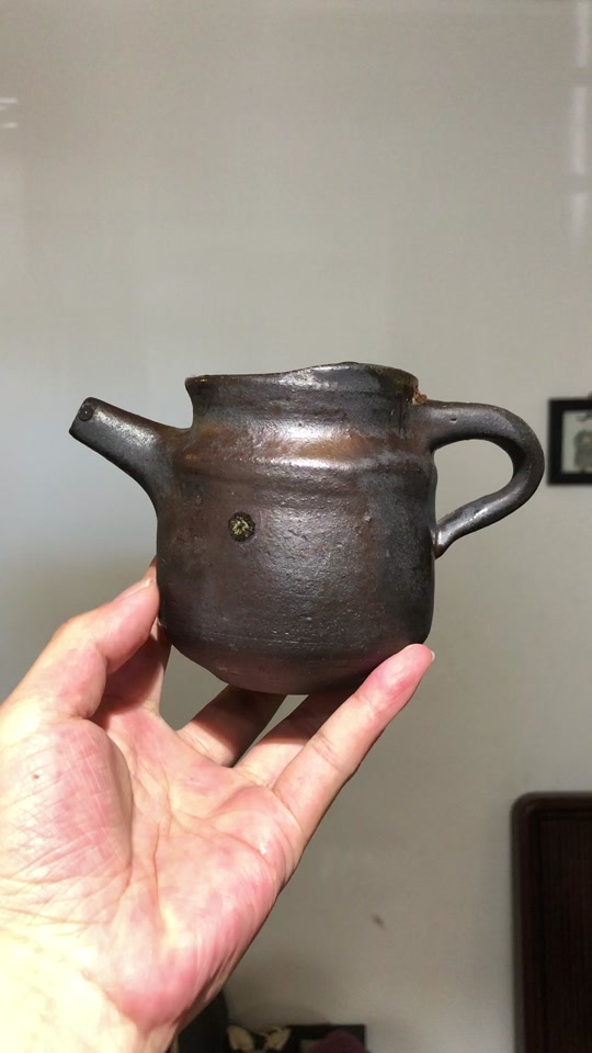 纯手工,大容量茶海!#柴烧公道杯 #台湾柴烧 #高端茶器