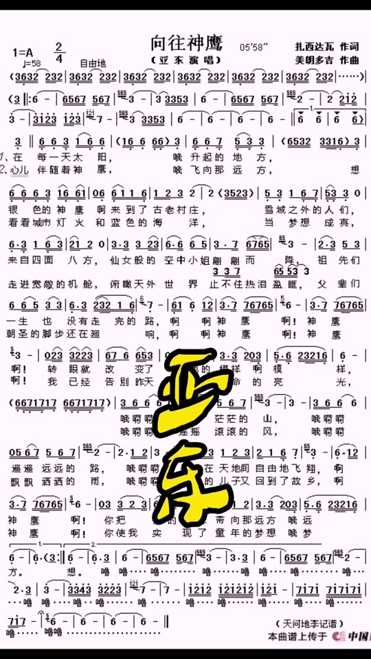 向往神鹰的作词作曲者是谁 - 抖音