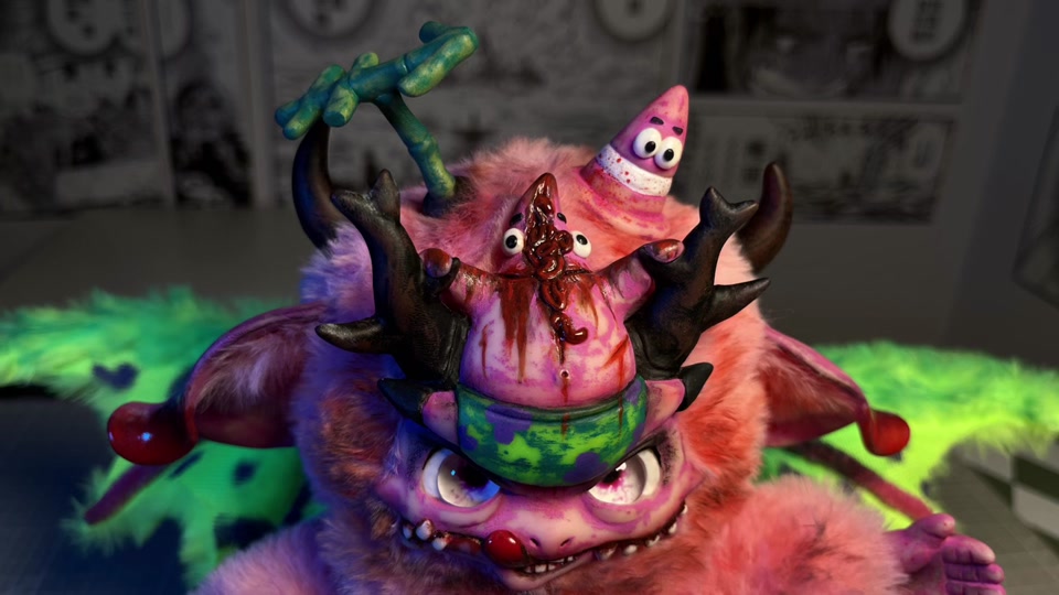 保护海洋,让派大腥变回派大星#手工diy #幻想生物 #玩偶 #海绵宝宝