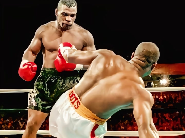 格斗场:拳坛经典战役之泰森与拉多克两番战对轰19个回合(全)真正的把