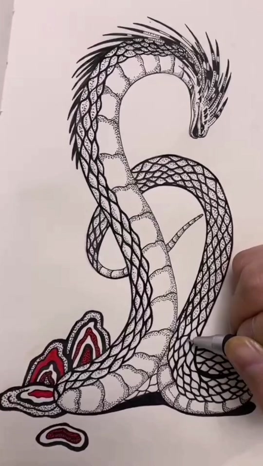 巴蛇山海经原文_巴蛇山海经涂色
