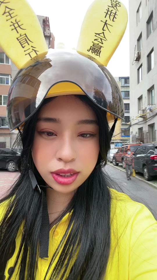 我回来啦! #外卖女骑手 #女外卖员 #vlog日常 #治愈系笑容