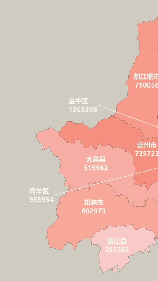 成都人口分布热力图