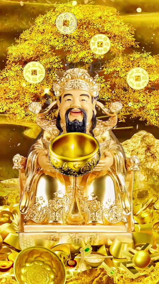 动态壁纸财神爷_手机壁纸 财神爷_苹果壁纸财神爷 - 抖音