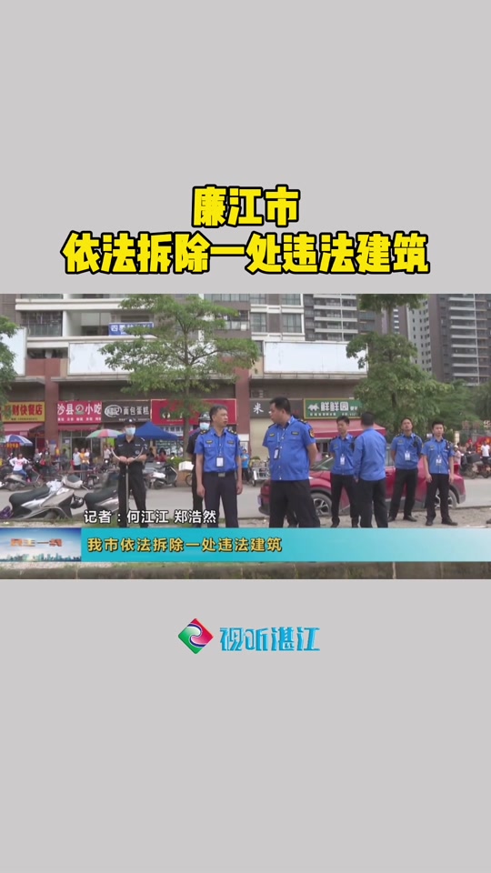 廉江那良村庞春伟别墅拆除