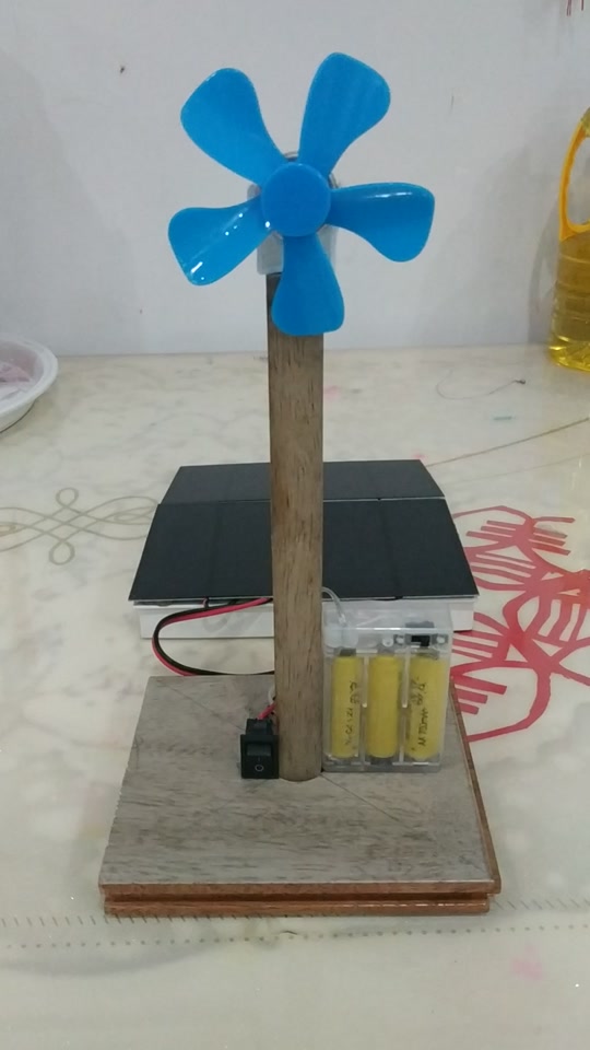 太阳能小风扇手工