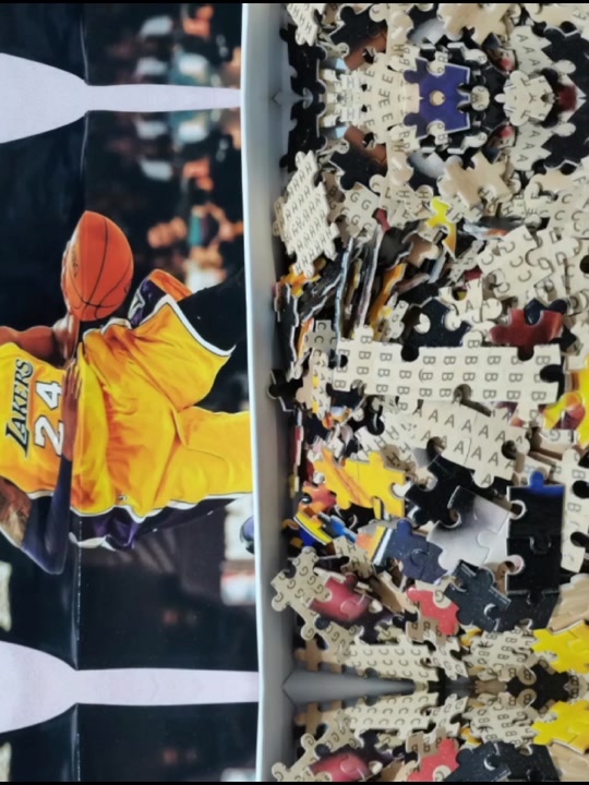 科比500张拼图怎么快速拼完 - 抖音