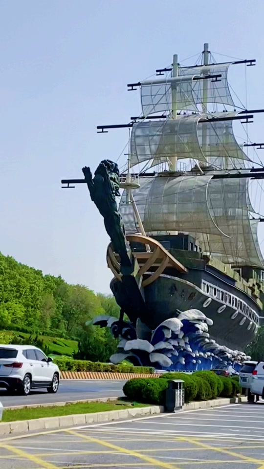 金石滩大船 - 抖音