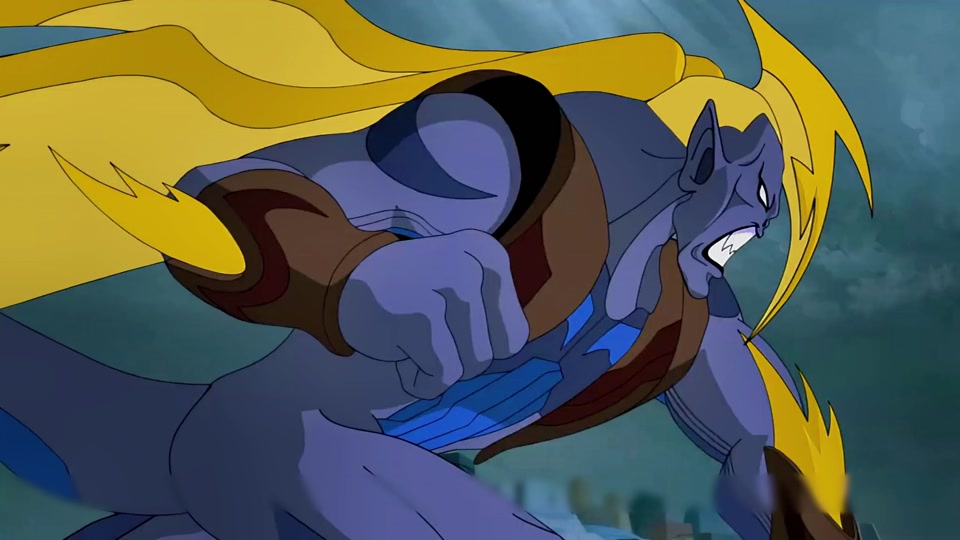 小黑胖动漫解说:飞天骑士神兽一招秒杀黑白巫魔兽,四大护法合体成裂