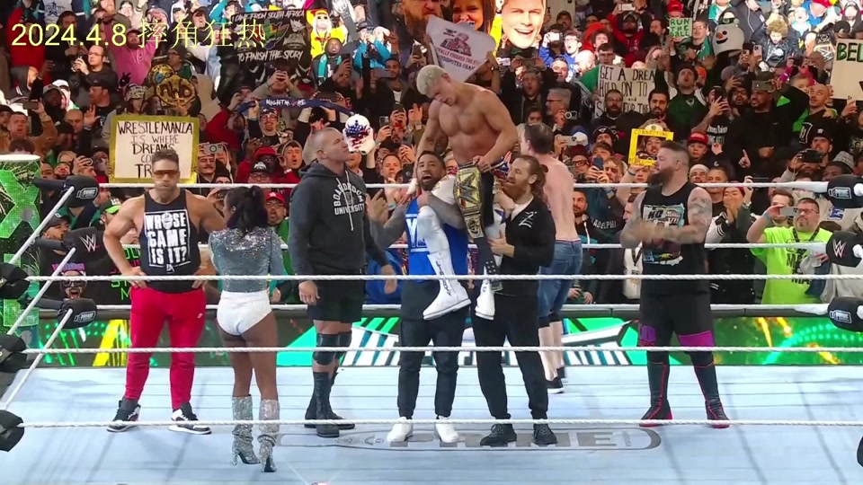 wwe摔跤狂热大赛2024mv - 抖音