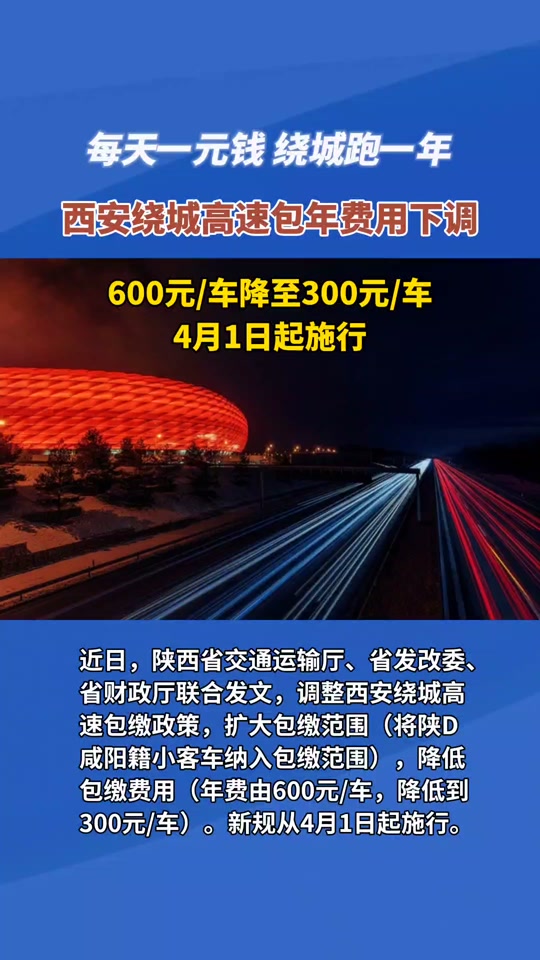 西安绕城包年新政策出自哪个文件 - 抖音