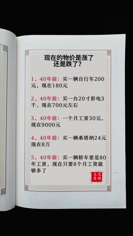 90年到现在,物价涨了多少 - 抖音