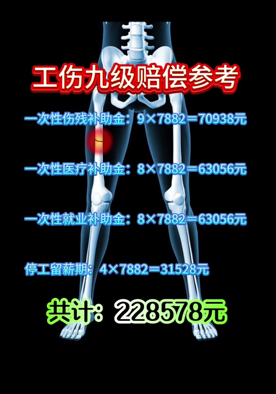 九级伤残赔偿标准2024湖北襄阳 - 抖音