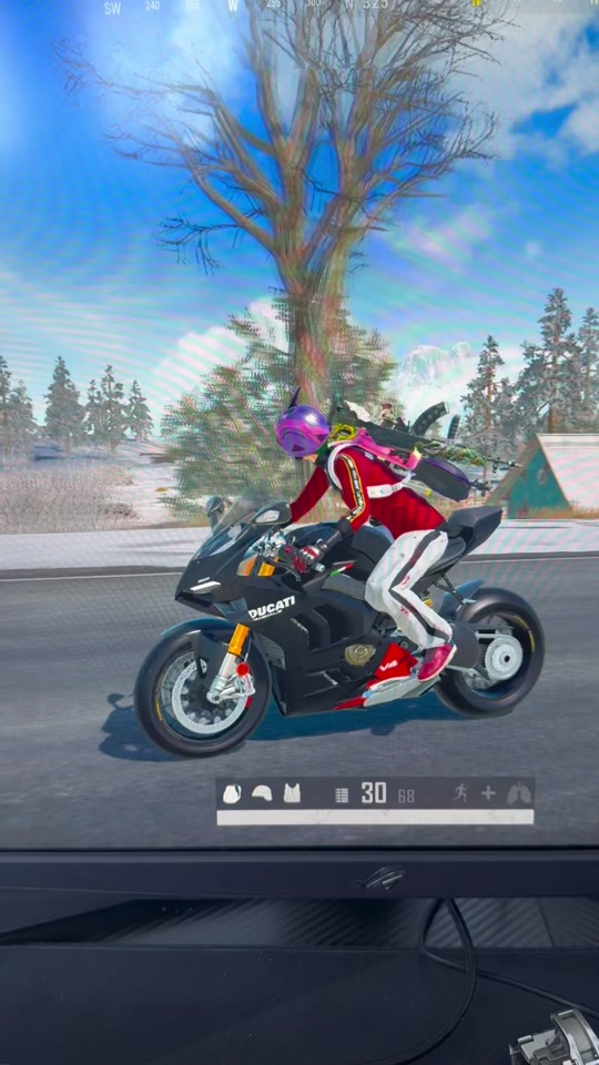 绝地求生杜卡迪摩托怎么上皮肤 - 抖音