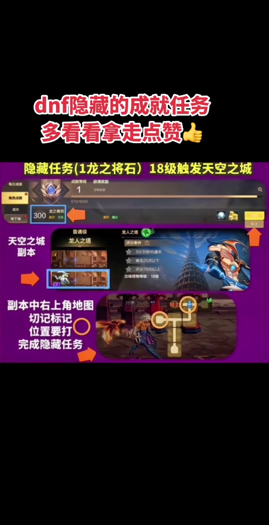 dnf手游地下城守墓人成就攻略 - 抖音