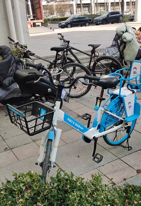 南京哈啰共享单车怎么没有亲子款 - 抖音