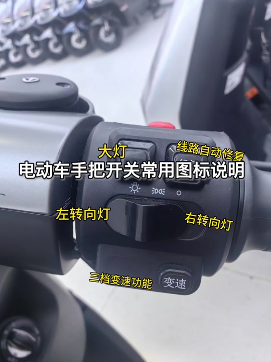 台铃电动车四个图标代表什么 - 抖音