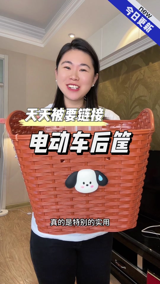 雅迪电动车后置车筐 - 抖音