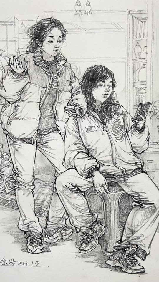 宏浩速写创作(网课)