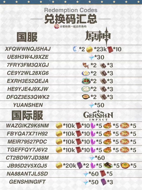 原神2024兑换码汇总 看看有没有你漏掉的 大家好我是炸鱼 临近春节