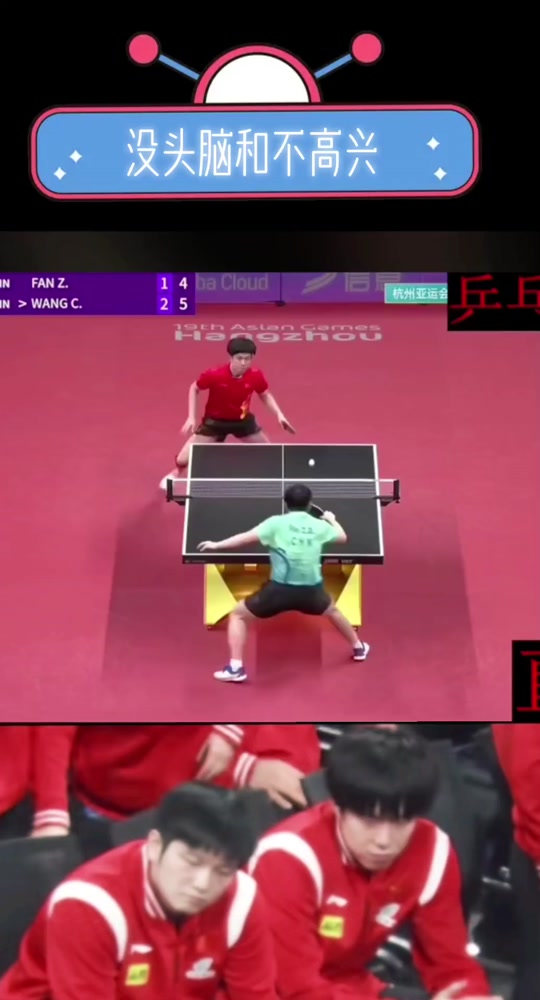王楚钦樊振东比心