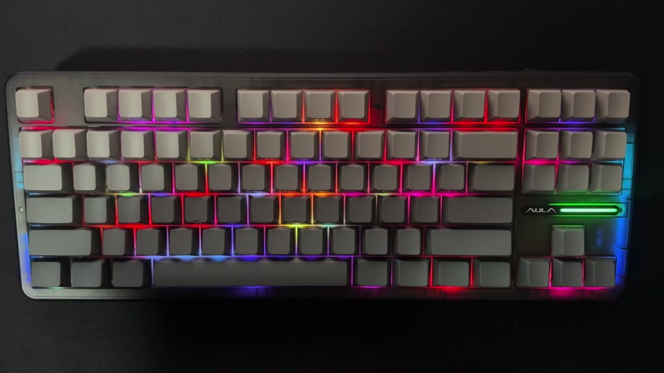 "性价比炸裂的游戏利器:狼蛛f87pro机械键盘深度评测&quot