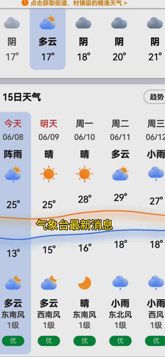 庆云天气预报 - 抖音