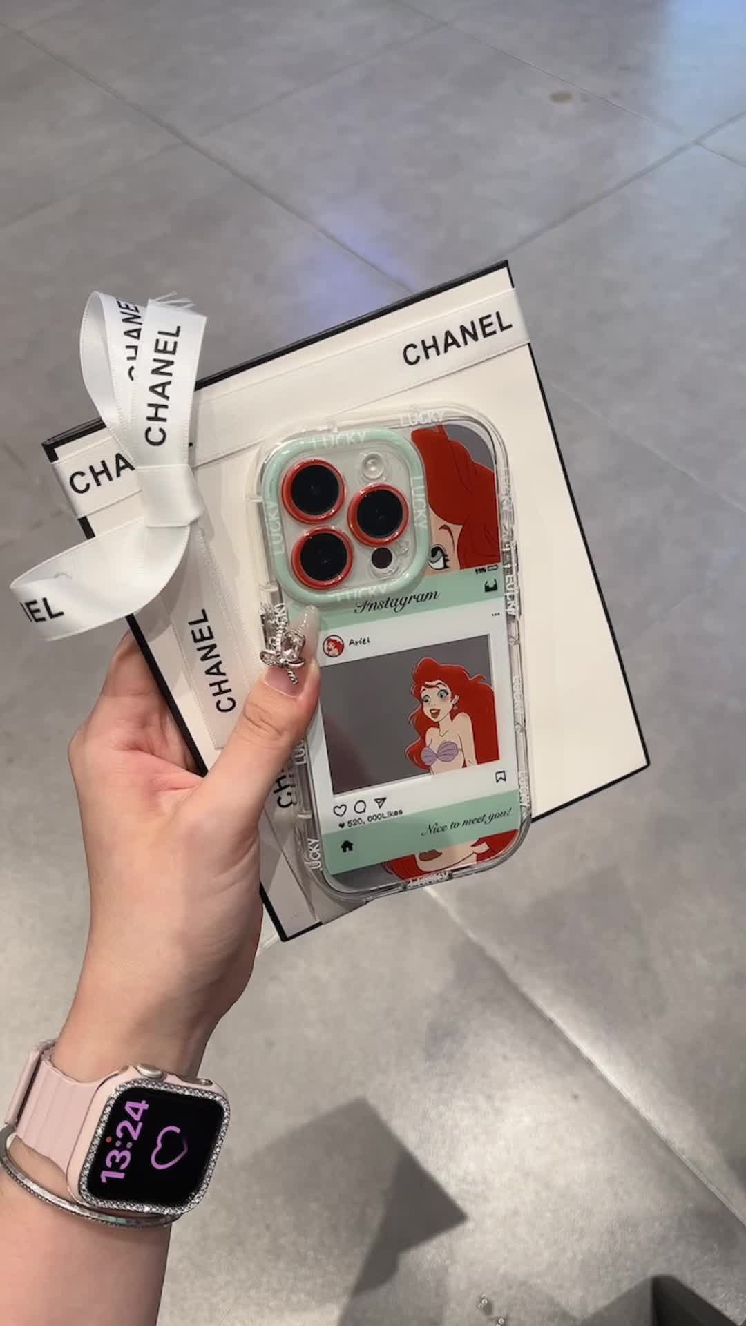 超好看的镜面手机壳#苹果手机壳#ins手机壳#卡通手机壳