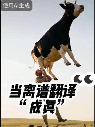 当“离谱翻译”成为现实! 离大谱!当奇怪机翻成真会发生什么?#离谱翻译 #AI创作 #搞笑 #机翻