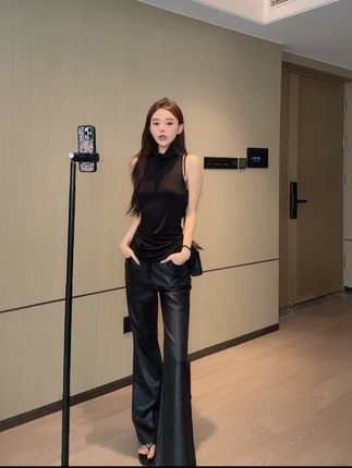 #高级感穿搭 #显高显瘦 #黑色系#早秋内搭