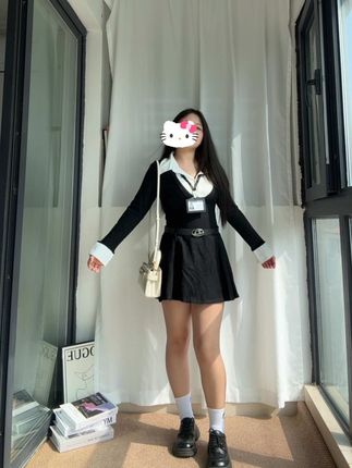 130斤美美度过秋天 不知道为啥有点糊 将就看一下吧#今日穿搭 #ootd穿搭 #今天穿什么 #穿搭日记