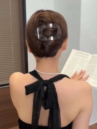 #发饰 #头饰发饰 #头饰 #贝壳扁平圆形发夹