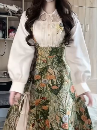 #温柔风穿搭 #气质仙女裙穿搭 #新衣服可以治愈各种不开心 #做一个美美的小仙女 #连衣裙分享
