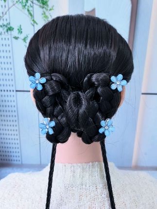 洋气减龄气质优雅 蝴蝶发型,大人小孩都可以扎,🍀夏天出门这样扎人见人夸🌼 #洋气减龄 #简单好看的发型 #夏日清凉发型 #优雅女人气质盘发 #发型教程